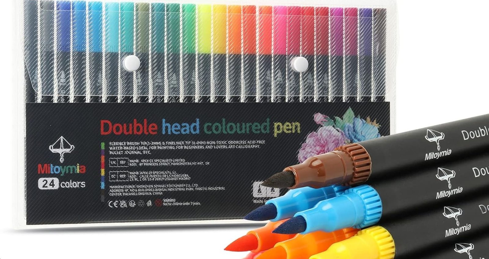 Mitoymia 24 Dual Tip Colouring Pens