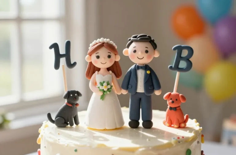 Handmade Clay Cake Toppers: Tiny Joy for Your Dessert Brilliance