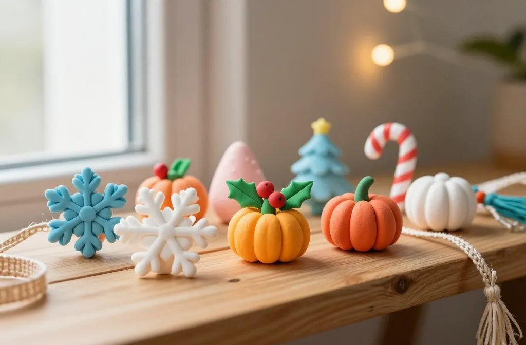 Cute Clay Ornaments for Seasonal Decor: Tiny Delights for Your Shelves
