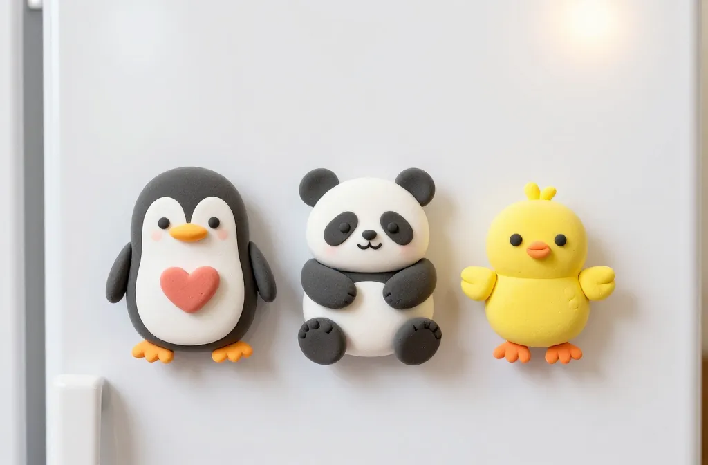 Diy Clay Magnets with Adorable Animals: Tiny Fridge Charm Magic