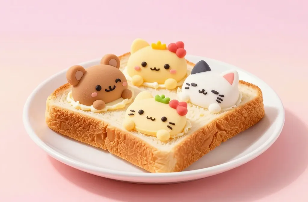 Kawaii Toast Character Craft: Cutest Breakfast Buddies