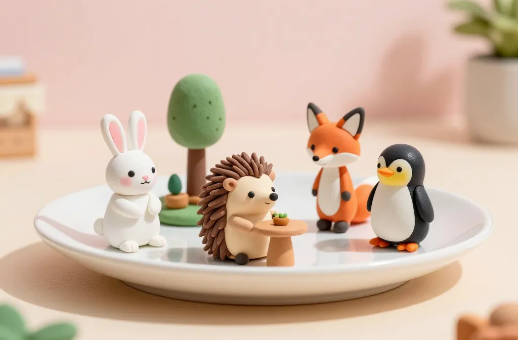 Mini Clay Friends Collection Tutorial: Cute Tiny Creations