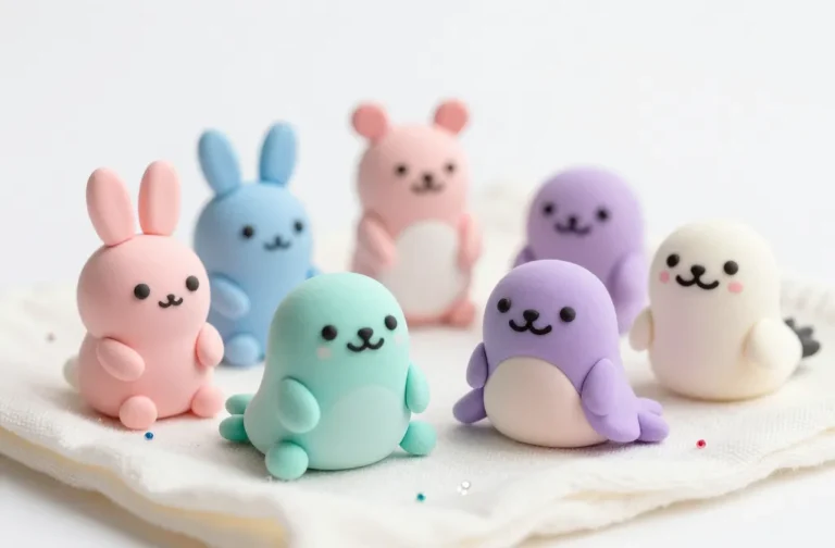 Cute Pastel Animal Figurines Beginners Can Make: Adorable Starters