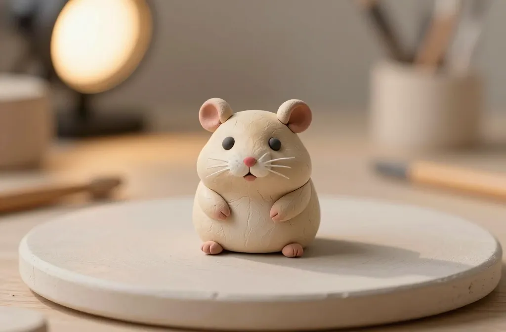 Cute Hamster Clay Craft for Beginners: Tiny, Adorable Wins