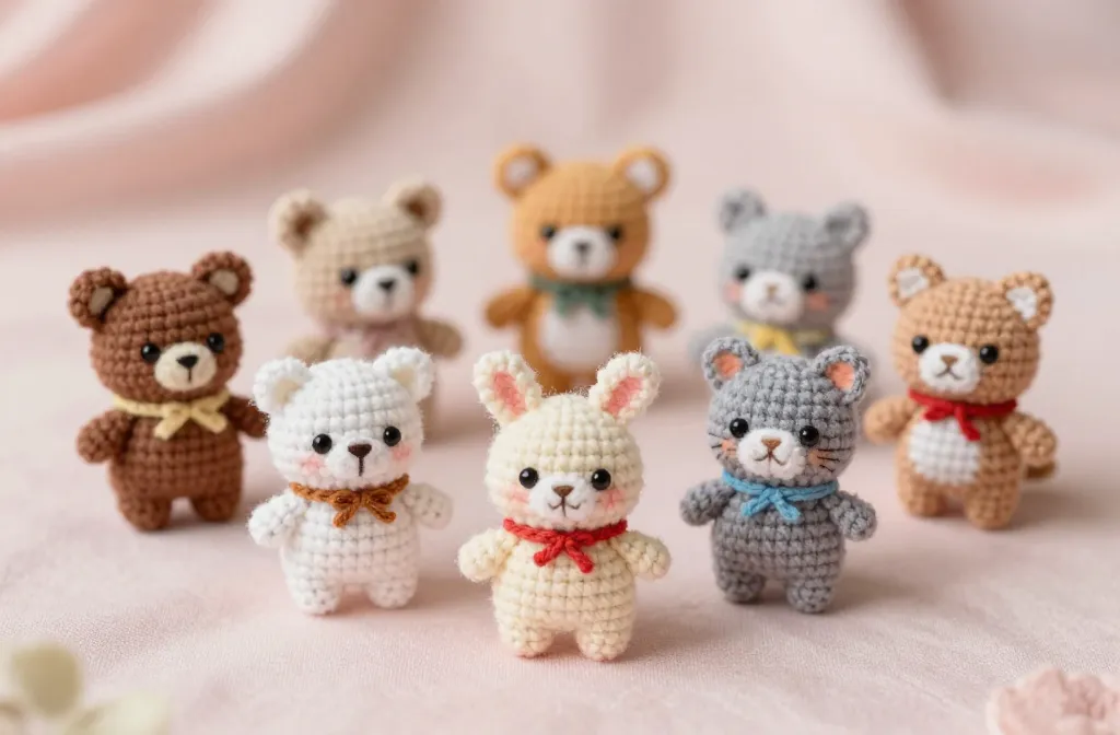 Cute Crochet Mini Animals: Tiny Yarn Pals to Adore