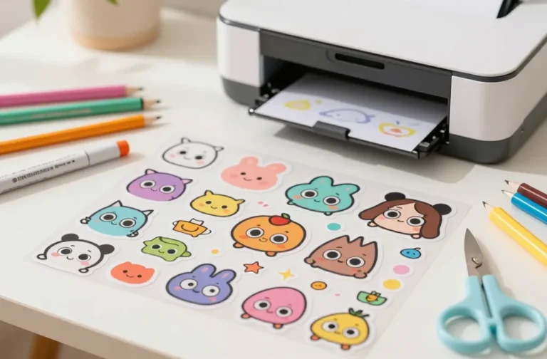 Making Kawaii Stickers at Home: Easy Cute Creation