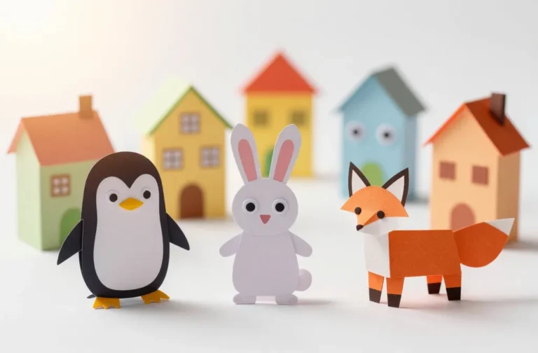 Paper Craft Cute Animal Characters: Tiny, Adorable Masterpieces