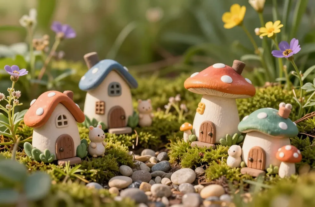 Fairy Garden Accessories From Clay: Whimsy in Miniature