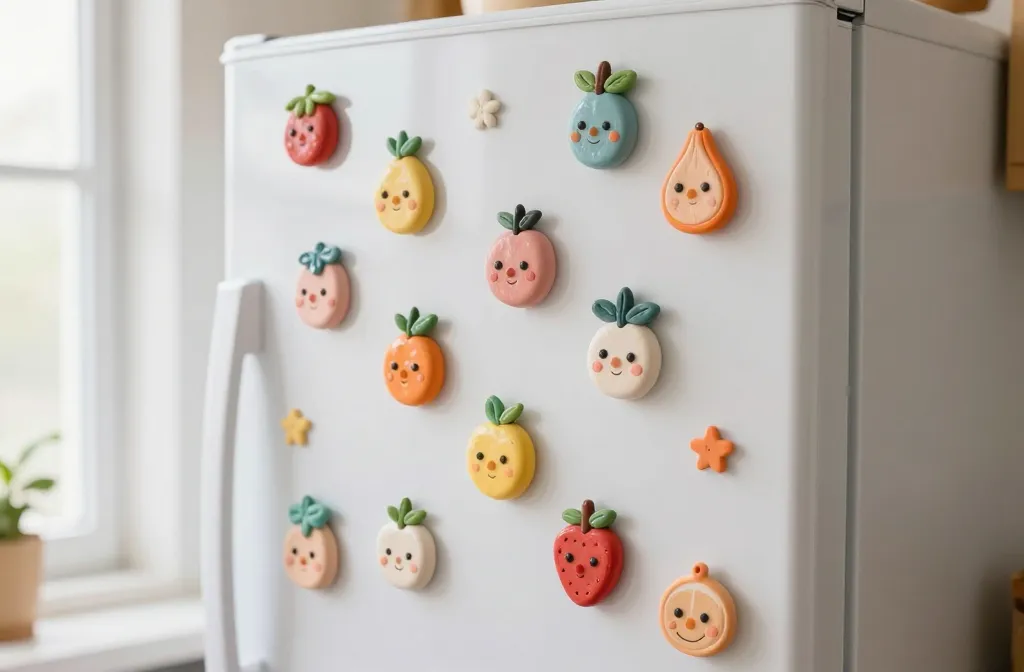Handmade Clay Fridge Decorations: Tiny Diy Joy for Your Fridge