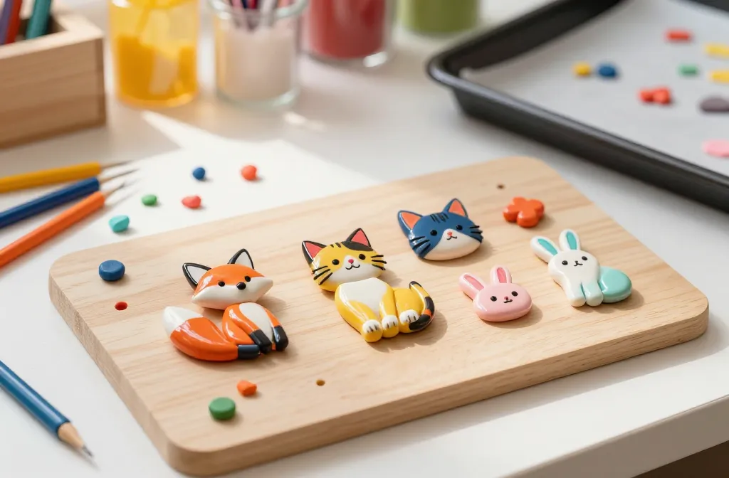 Diy Clay Keychains with Cute Animals: Adorable Charms in Minutes
