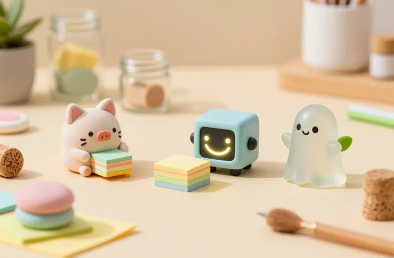 Diy Kawaii Desk Buddies: Joyful Craft Squad