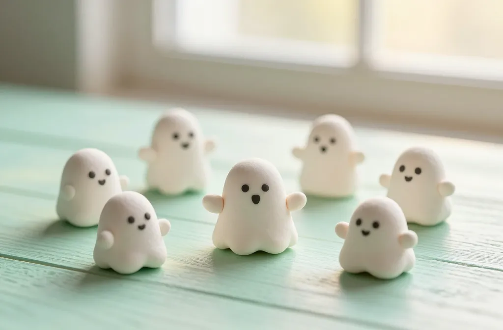 Cute Clay Ghost Characters: Adorable Diy Whimsy