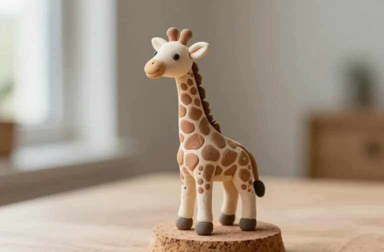 Mini Giraffe Clay Animal Tutorial: Adorable & Easy Afternoon Craft