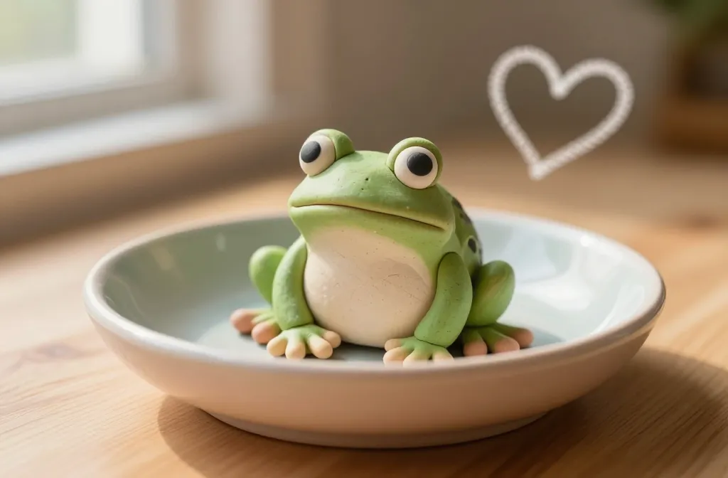 How to Make a Tiny Clay Frog That Steals Hearts