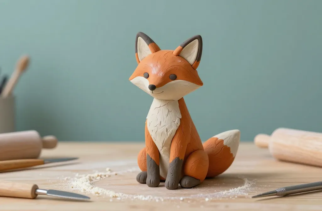 Clay Fox Tutorial for Beginners: Adorable, Easy Sculpture Guide