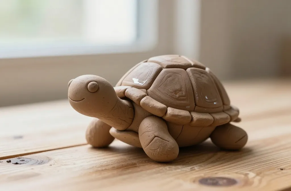 Making a Smiling Turtle From Clay: Whimsy in Miniature