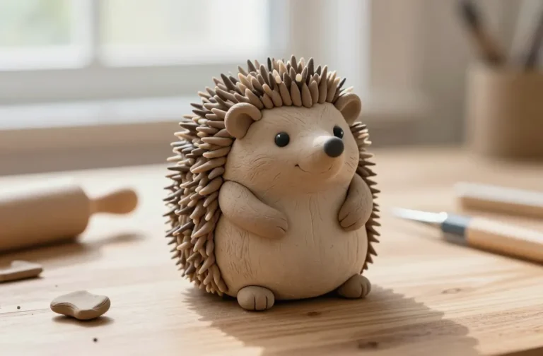 Tiny Hedgehog Clay Project: Adorable Weekend Diy Fodder