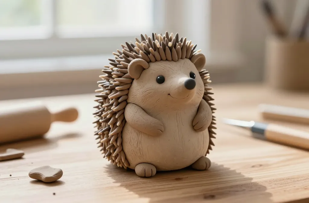 Tiny Hedgehog Clay Project: Adorable Weekend Diy Fodder