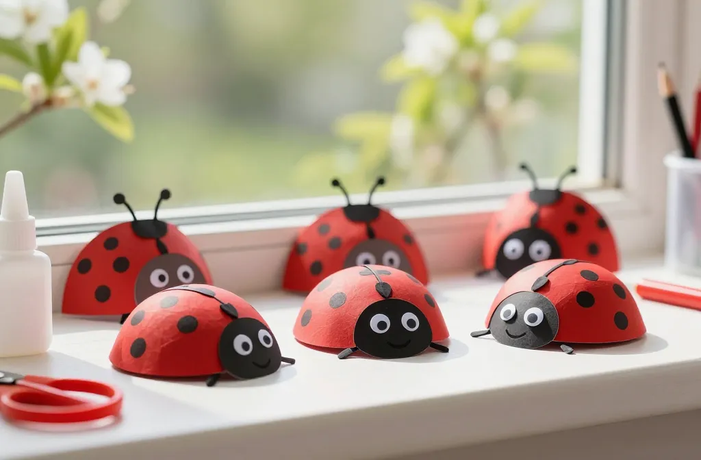 Ladybird Spring Craft Tutorial: Brighten Your Day with Diy Beetles