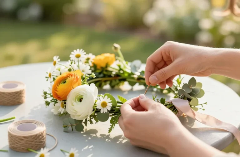 Spring Flower Crown Diy: Pro Diy in 30 Minutes