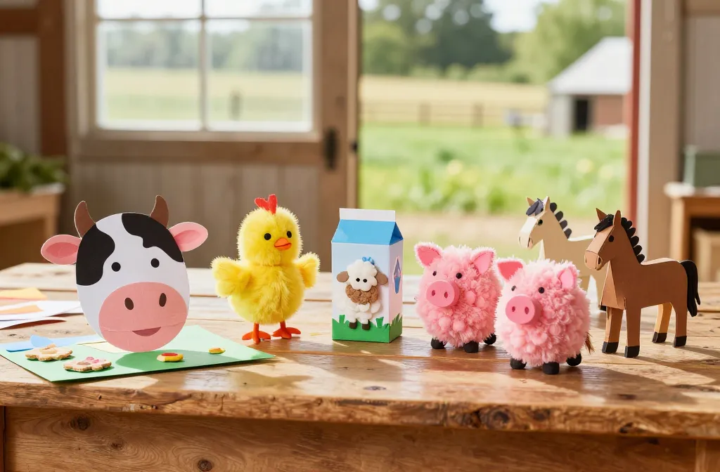 Farm Animal Easter Crafts: Cute Crafts for Spring Fun