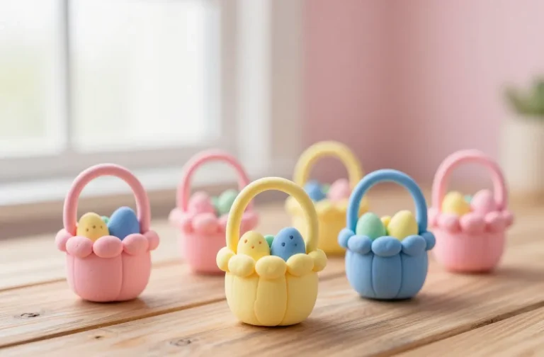 Mini Easter Basket Clay Craft: Tiny Masterpieces in Minutes