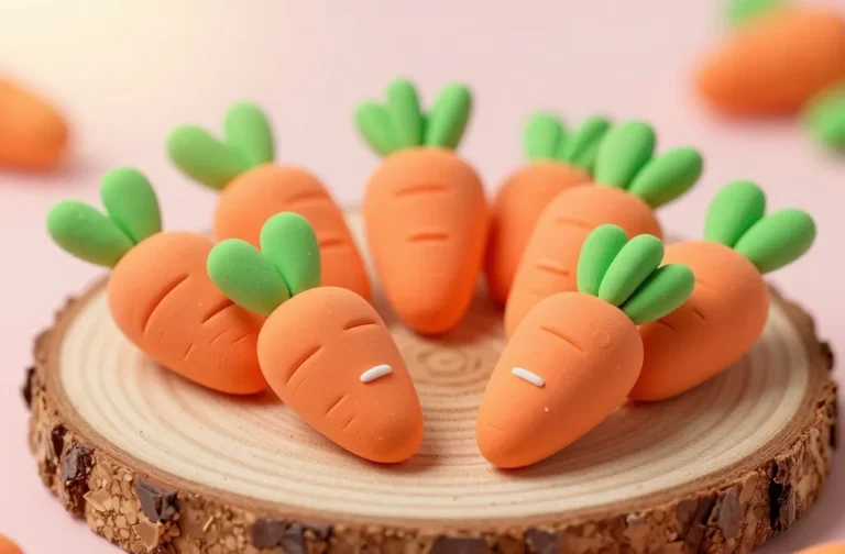 Cute Clay Carrot Decorations: Tiny Whimsy for Your Shelves