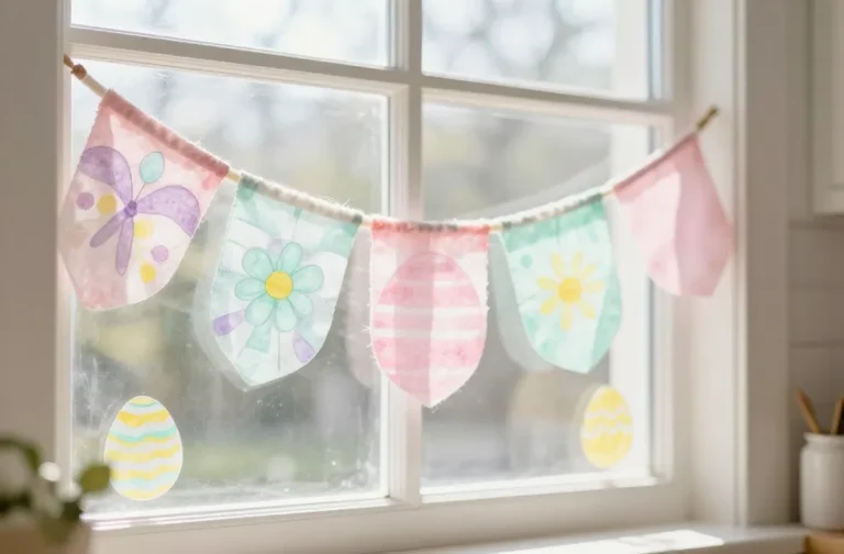 Easter Window Decoration Crafts: Sprinkles of Spring Glow