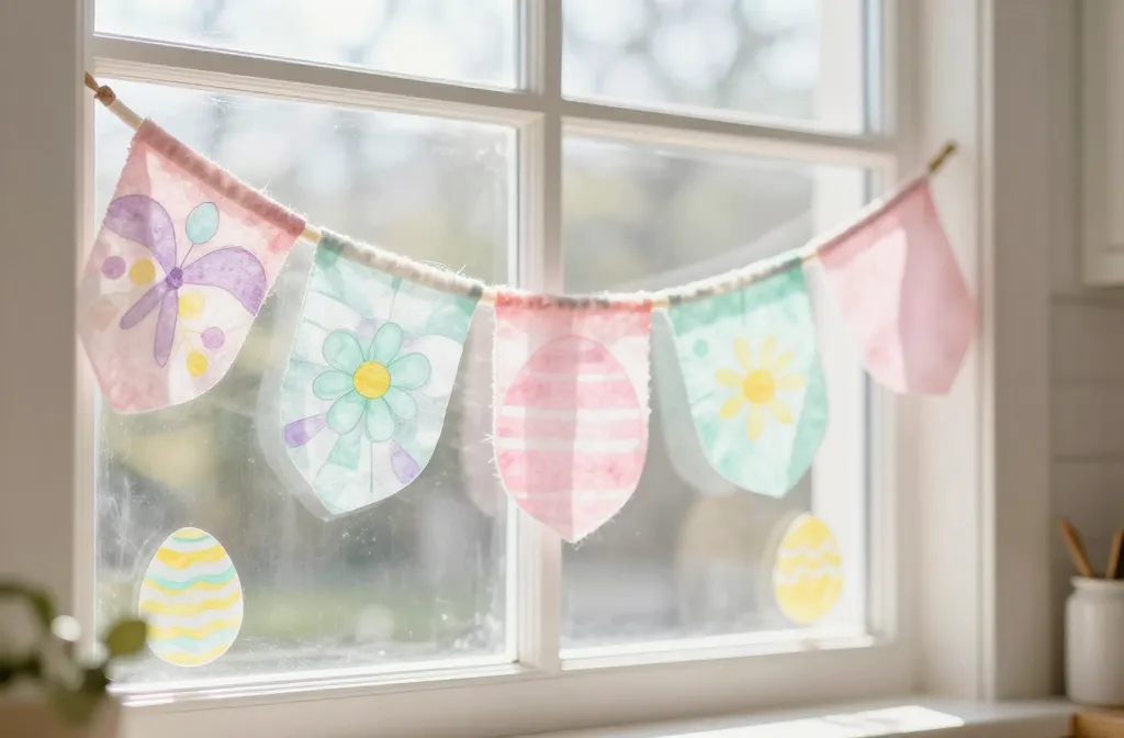 Easter Window Decoration Crafts: Sprinkles of Spring Glow