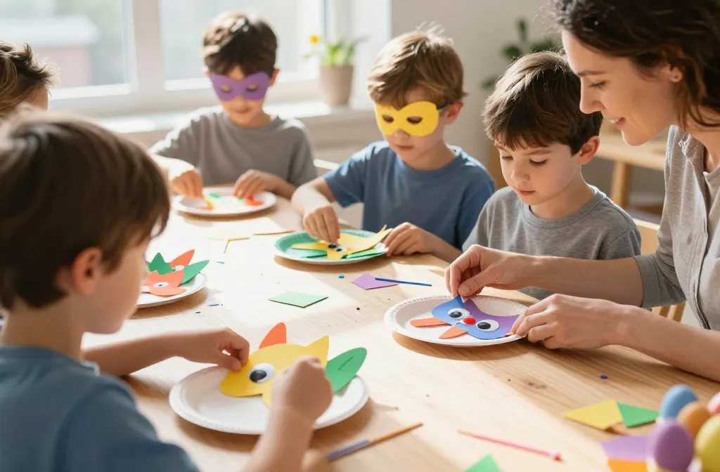 Diy Easter Masks for Kids: Giggle-Ready Craft Party