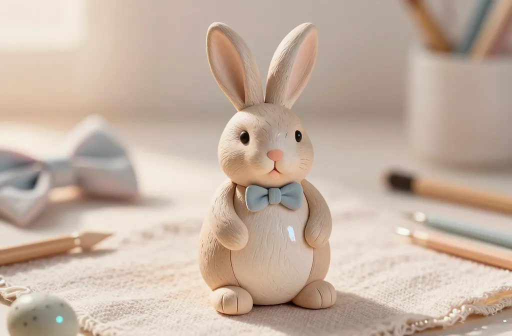 Cute Easter Bunny Clay Tutorial Step-by-Step: Adorable Diy Guide
